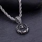 Vintage Skull Seal Necklace