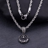 Vintage Skull Seal Necklace