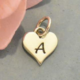 Heart Letter Initial Necklace