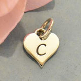 Heart Letter Initial Necklace