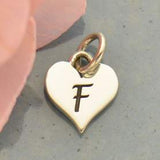 Heart Letter Initial Necklace