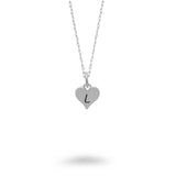 Heart Letter Initial Necklace