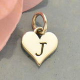 Heart Letter Initial Necklace