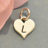 Heart Letter Initial Necklace