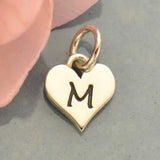 Heart Letter Initial Necklace