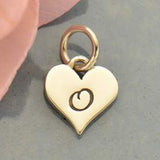 Heart Letter Initial Necklace