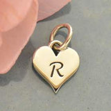 Heart Letter Initial Necklace