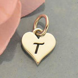 Heart Letter Initial Necklace