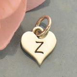 Heart Letter Initial Necklace