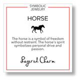 Curly Main Horse Necklace
