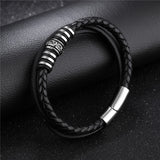 Layered Multi-leather Stylish Bracelet
