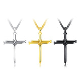 Nail Cross Necklace