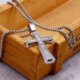 Center Detail Cross Necklace