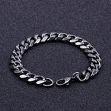 Oxidized Miami Curb Bracelet