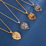 Lion's Face Necklace