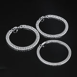 Stainless Steel Curb Mens Bracelet