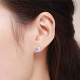 Heart CZ Studs