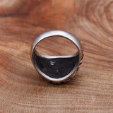 Darkened Skull Signet Ring