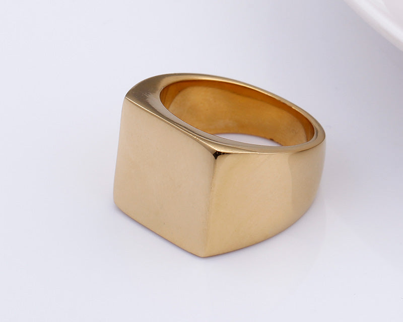 Smooth Signet Ring