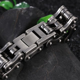 Oxidized Bike Chain Bracelet 16mm