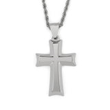 Thick Stainless Steel Cross Necklace