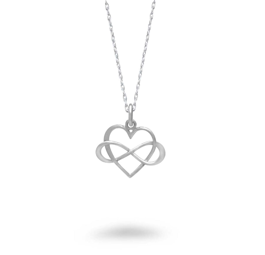 Infinity and Heart Necklace