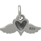 Heart and Angel Wings Necklace