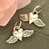 Heart and Angel Wings Necklace