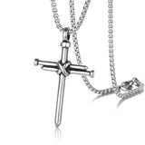 Nail Cross Necklace
