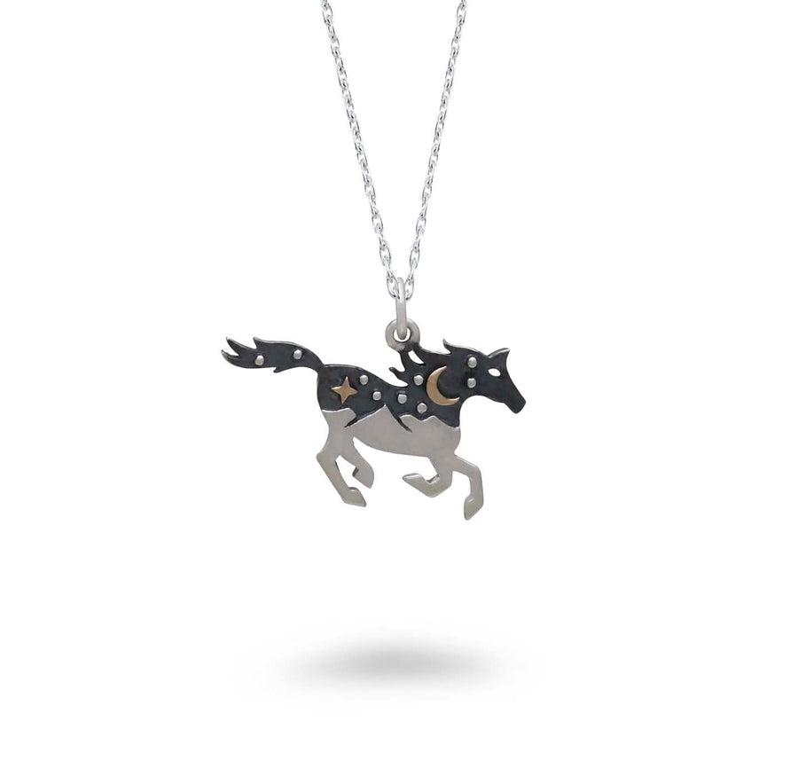 Wild Mountain Horse Necklace