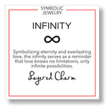 Top Half CZ Infinity Necklace