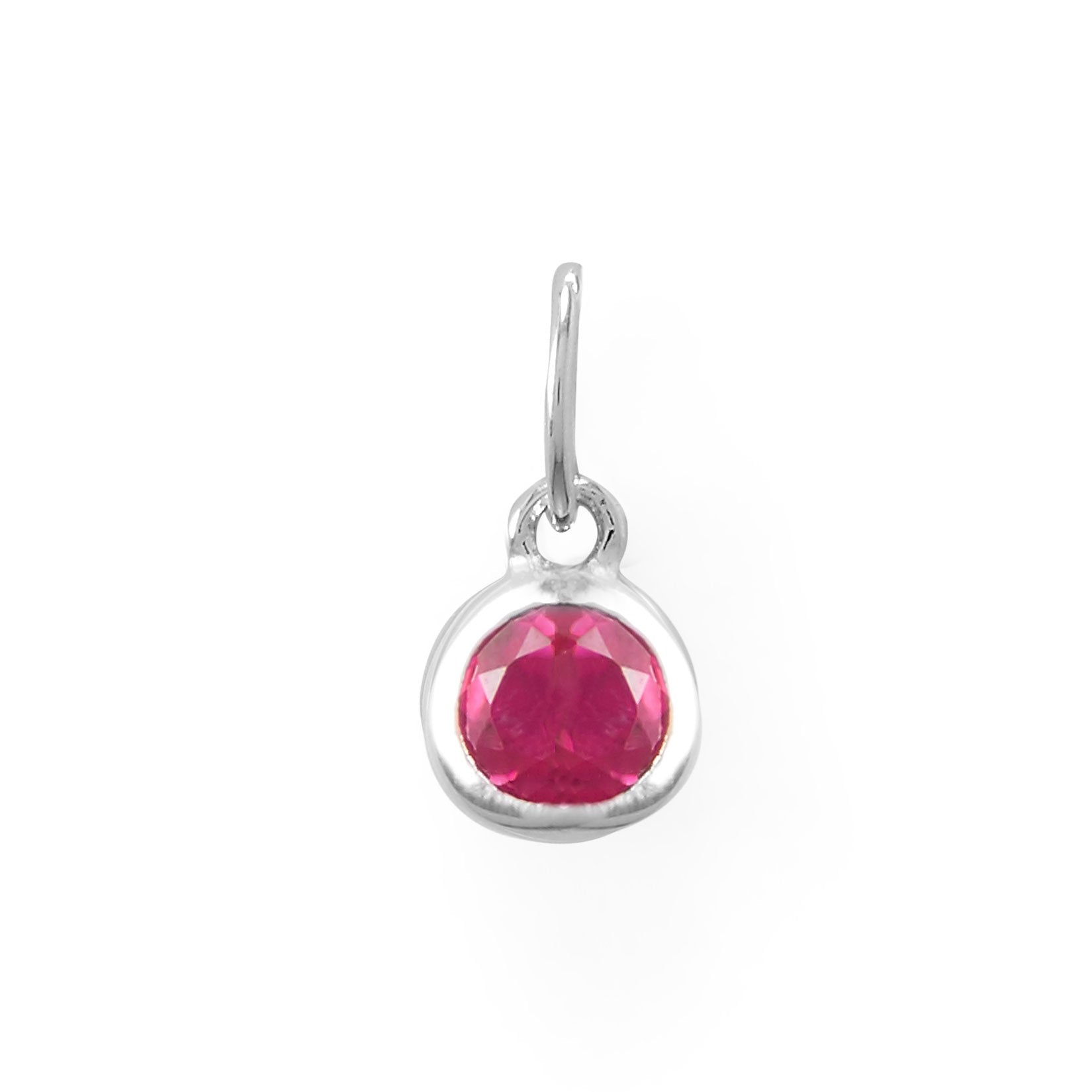 Round Birthstone Necklace