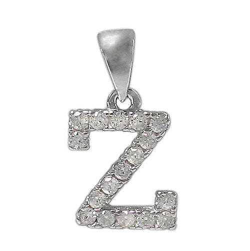 CZ Letter Necklaces