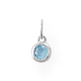 Round Birthstone Necklace
