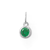 Round Birthstone Necklace
