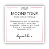 V-Shape Moonstone Ring