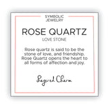 Oval Rose Quartz Necklace