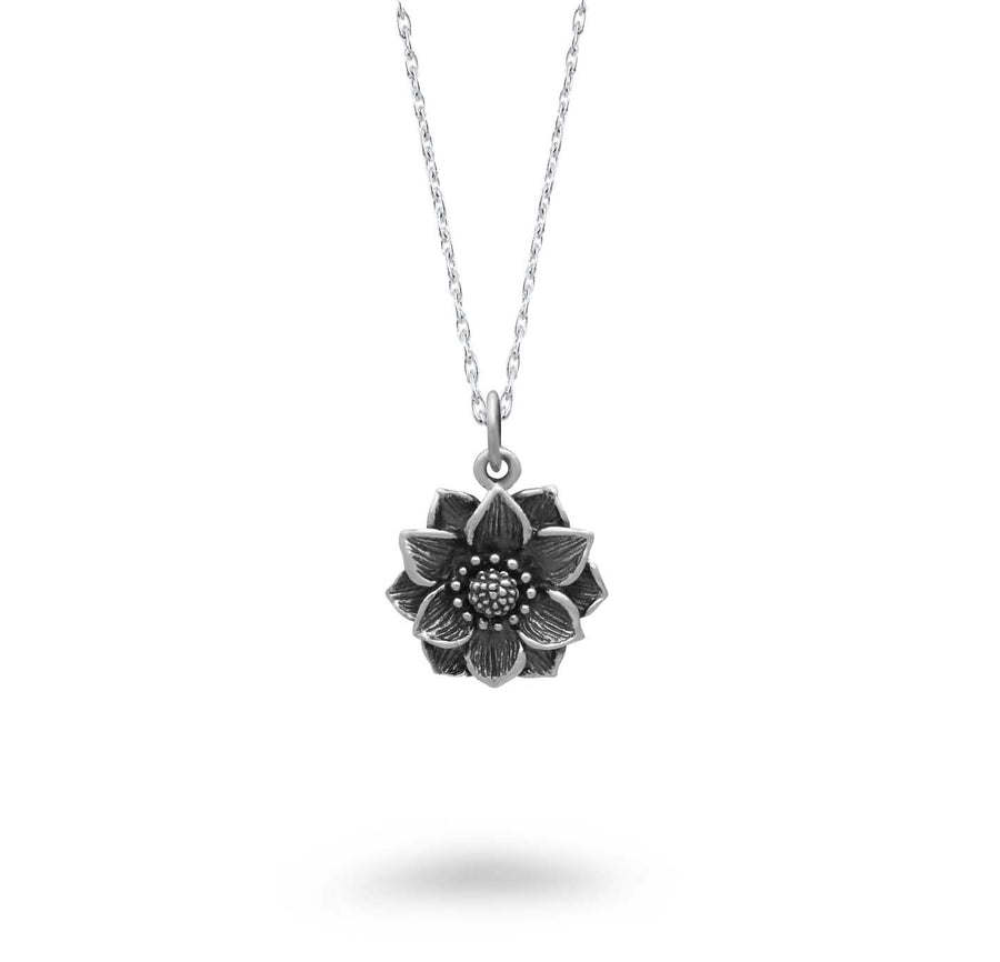 Realistic Lotus Flower Necklace