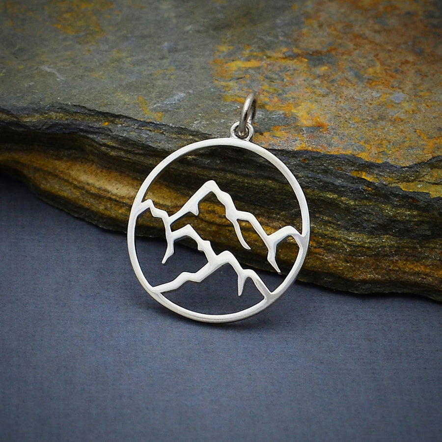 Outlined Rocky Mountain Necklace