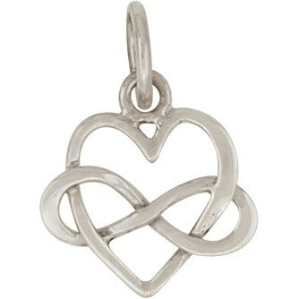 Small Infinity Heart Necklace