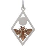 Diamond Shape Bee Necklace