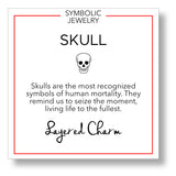 Top Double Layer Skull Ring