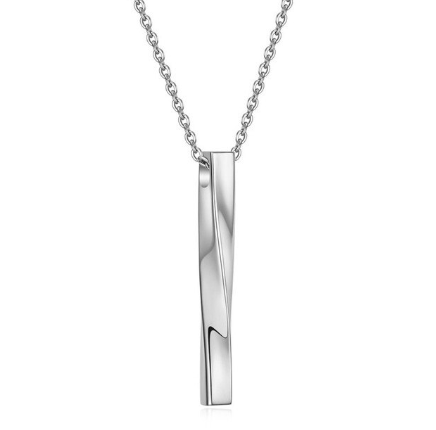 Rectangle Twist Necklace