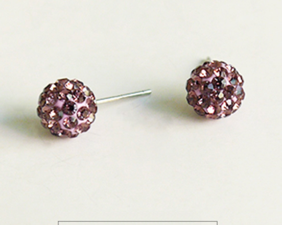 Glitz Ball Stud Earrings