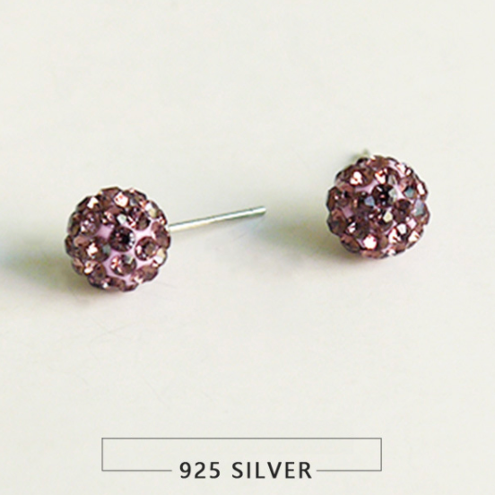 Glitz Ball Stud Earrings
