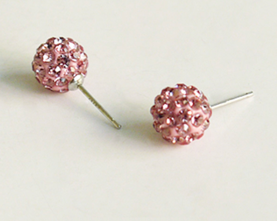 Glitz Ball Stud Earrings
