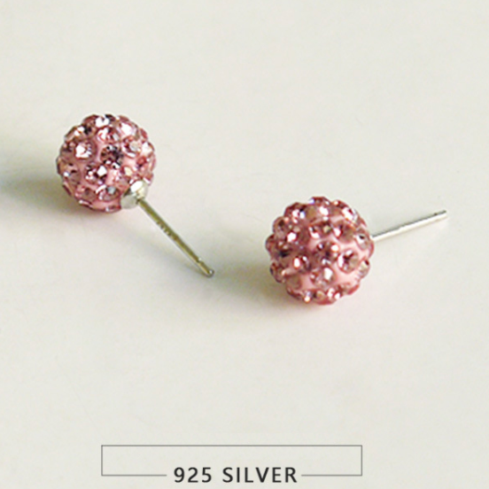 Glitz Ball Stud Earrings