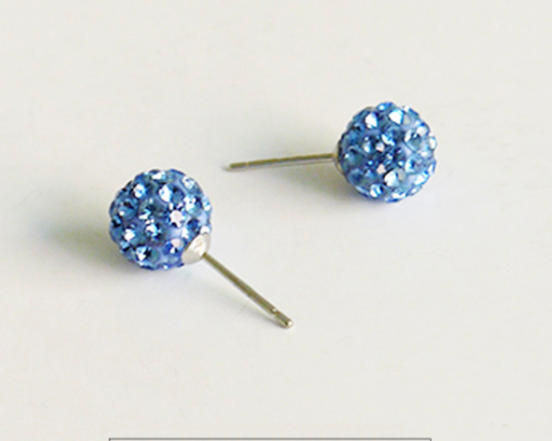 Glitz Ball Stud Earrings
