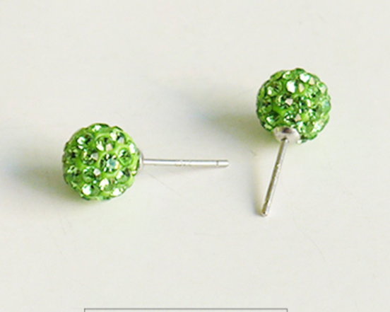Glitz Ball Stud Earrings