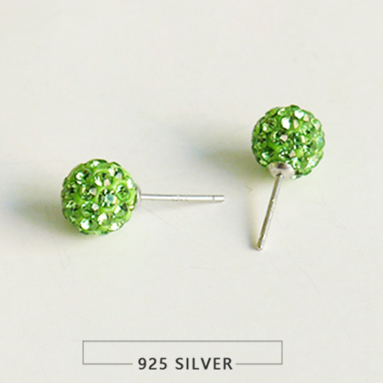 Glitz Ball Stud Earrings